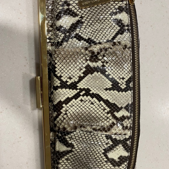 MICHAEL KORS REAL PYTHON CLUTCH BRAND NEW - Picture 8 of 14